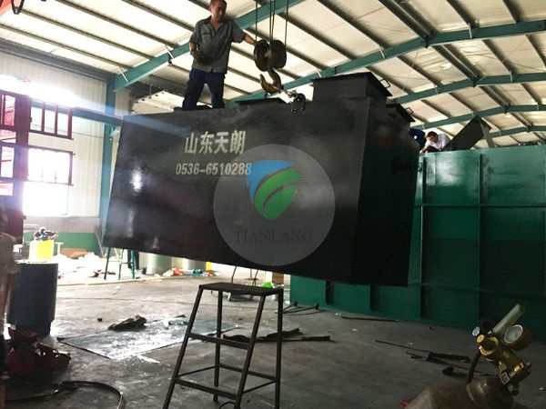 Hangzhou bamboo sewage treatment plant delivery