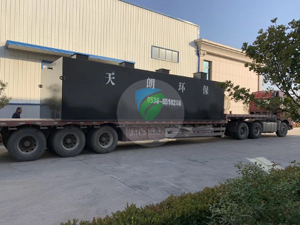 Hebei buried integrated sewage treatment equipment delivery